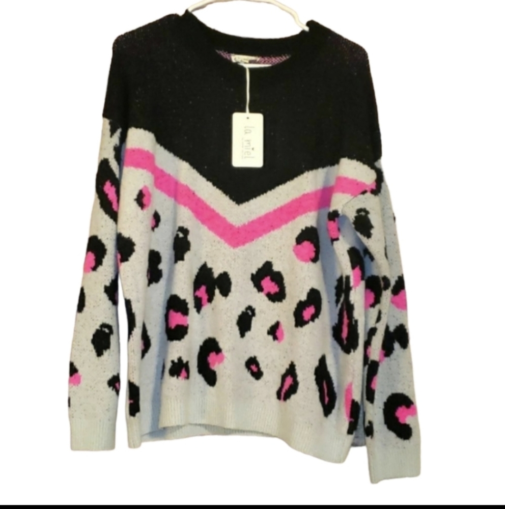 ⭐NWT La Miel by Hyped Unicorn 🦄  Cheeath Sweater - Picture 7 of 7